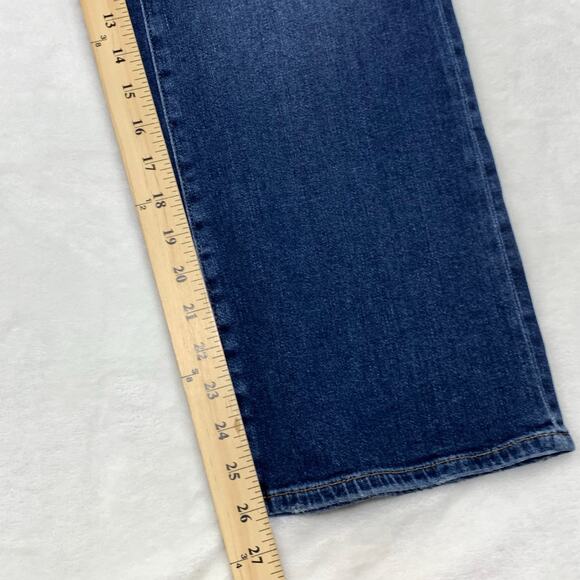 NWT Good American Jeans Good Legs Cropped Mini Boot Womens 15 Stretch Distressed - Picture 10 of 16